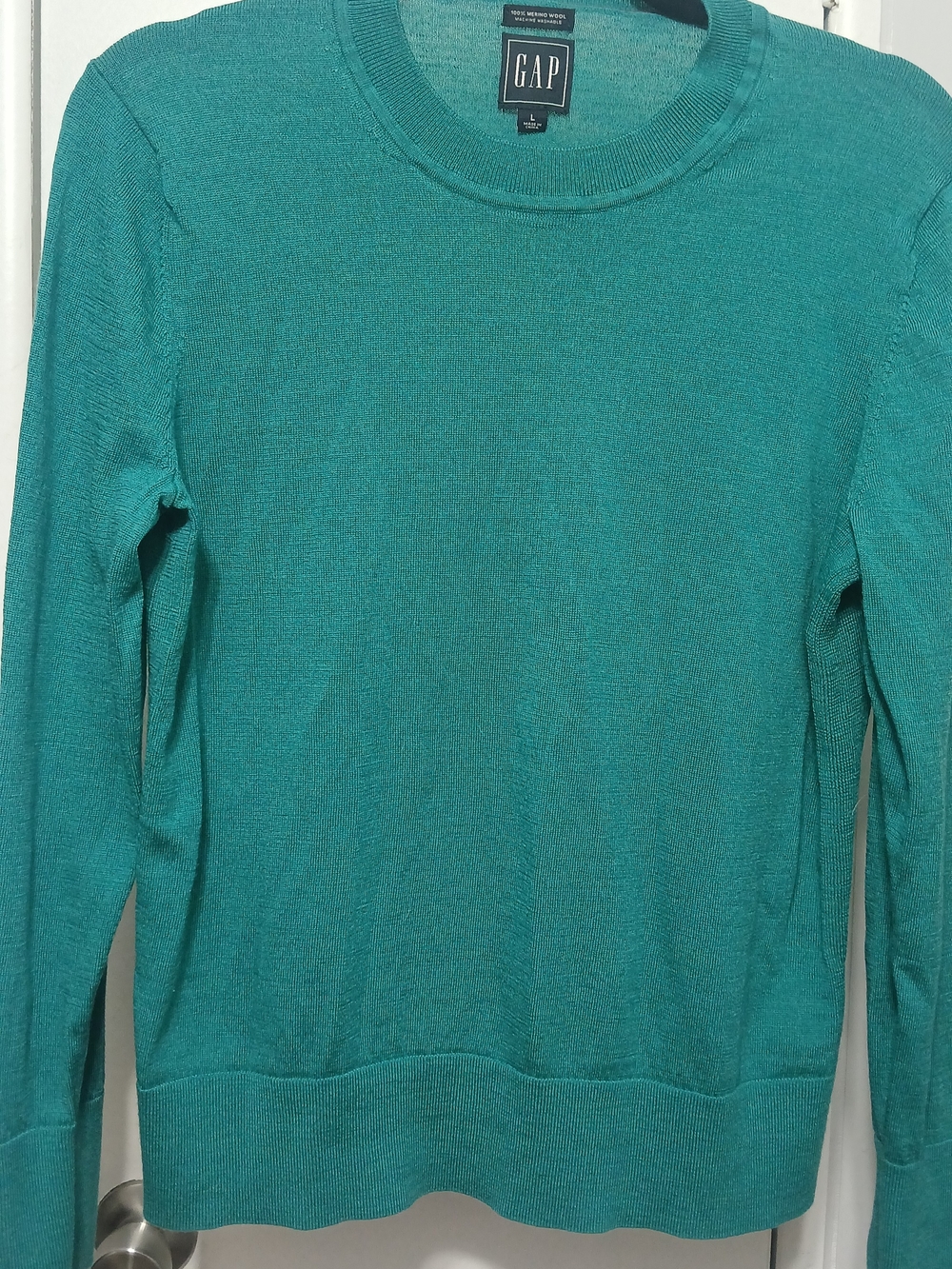 GAP Teal Crew Neck Sweater - Women's